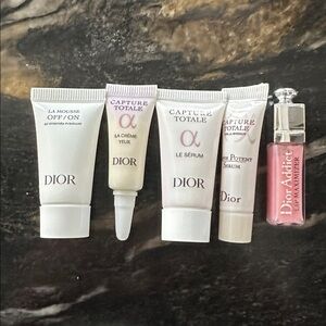NWB DIOR 5-Piece Travel Beauty Care Set